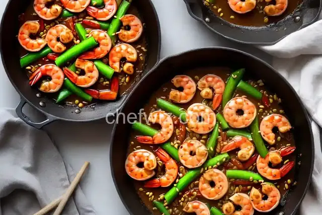 Stir-Fried Garlic and Sriracha Shrimp Recipe