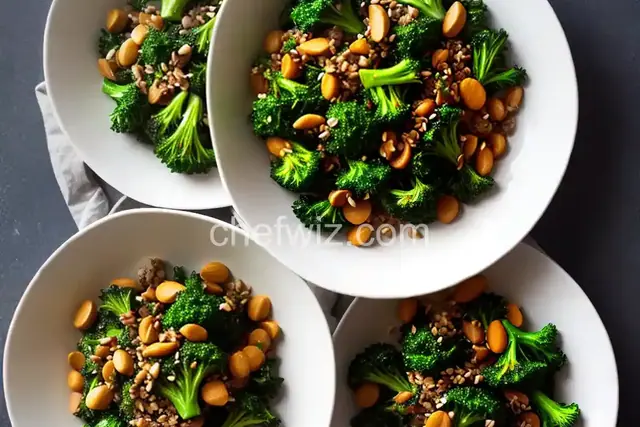 Stir-Fried Kale and Broccoli Florets