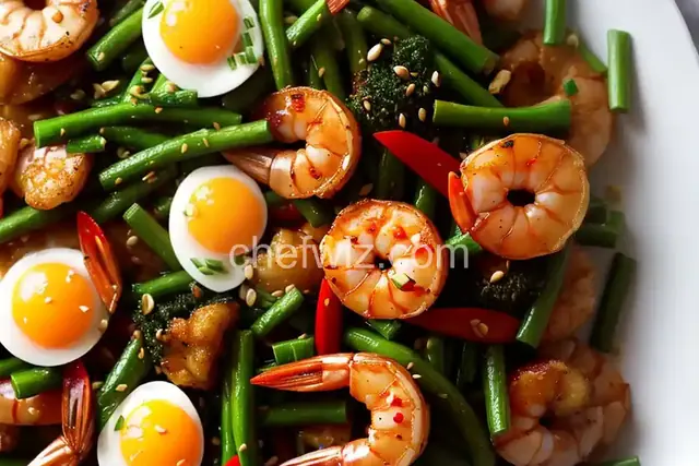 Stir-Fried Shrimp With Eggs and Chinese Chives Recipe