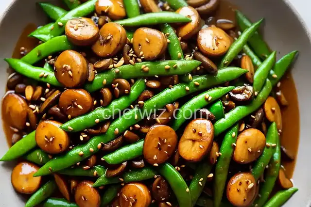 Stir-Fried Snap Peas and Mushrooms With Fish Sauce and Basil Recipe