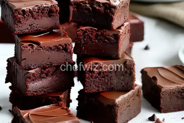 Stout Brownies with Baileys® Chocolate Ganache