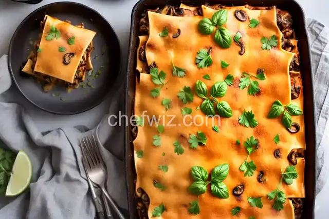 Stovetop Mushroom Lasagna