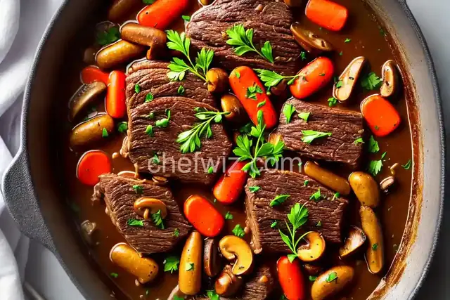 Stracotto (Pot Roast) with Porcini Mushrooms
