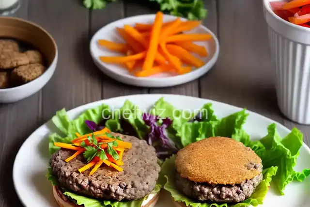 Straight-Up with a Pig Patty Burger