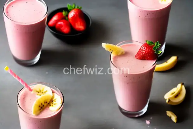 Strawberry Banana Protein Shake