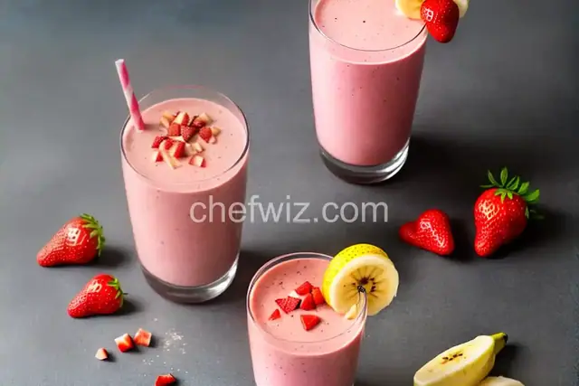 Strawberry Banana Protein Smoothie