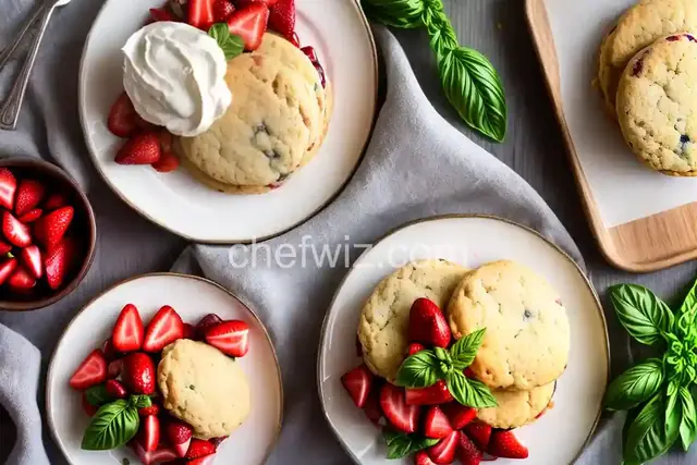 Strawberry-Basil Shortcakes