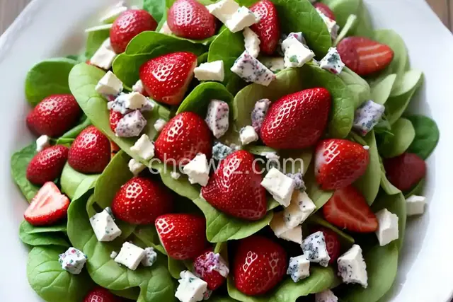 Strawberry Blue Cheese Salad