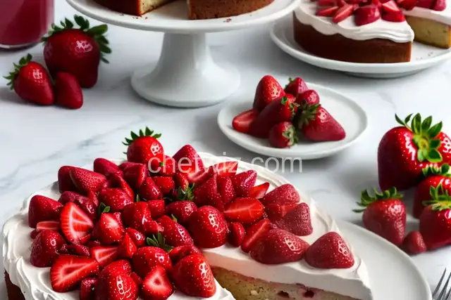 Strawberry Cake with Jell-O