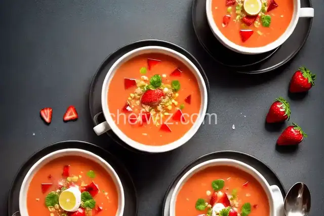 Strawberry Champagne Soup