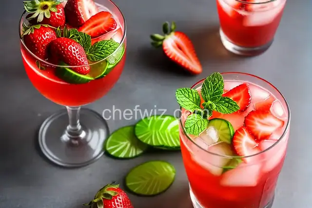 Strawberry-Cucumber Water