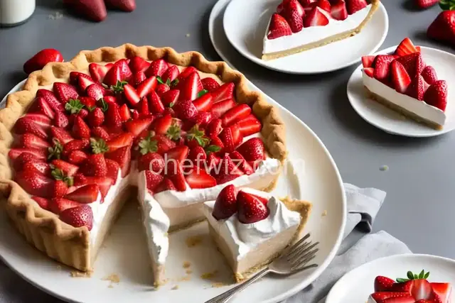 Strawberry Delight Dessert Pie