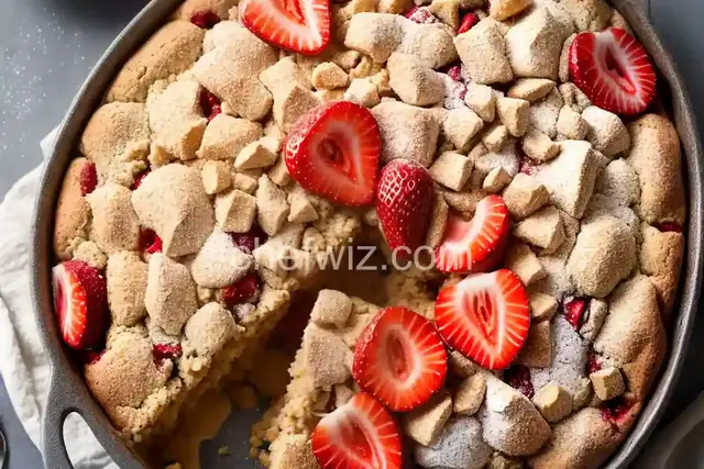 Strawberry Dump Cake