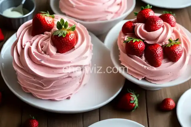 Strawberry Frosting (Swiss Buttercream) Recipe