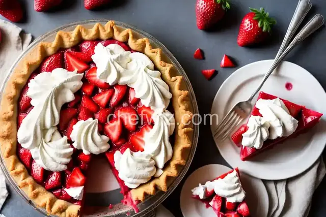 Strawberry Frozen Pie
