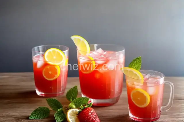 Strawberry-Ginger Lemonade