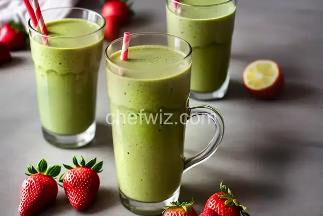 Strawberry-Green Tea Smoothie