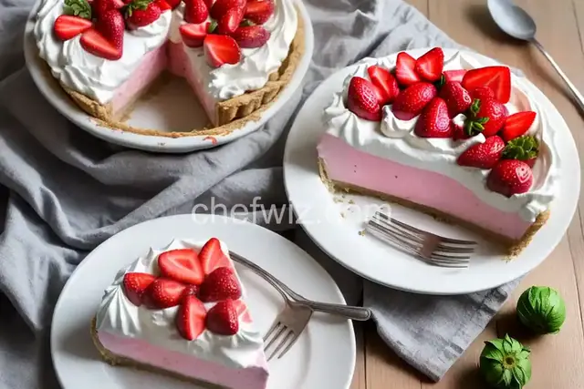 Strawberry Ice Cream Pie