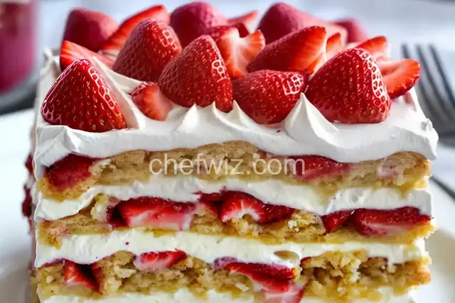 Strawberry Icebox Cake