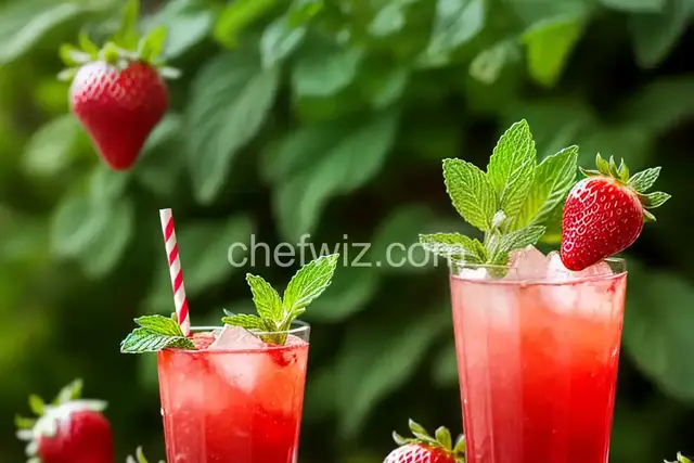 Strawberry-Infused Mint Julep