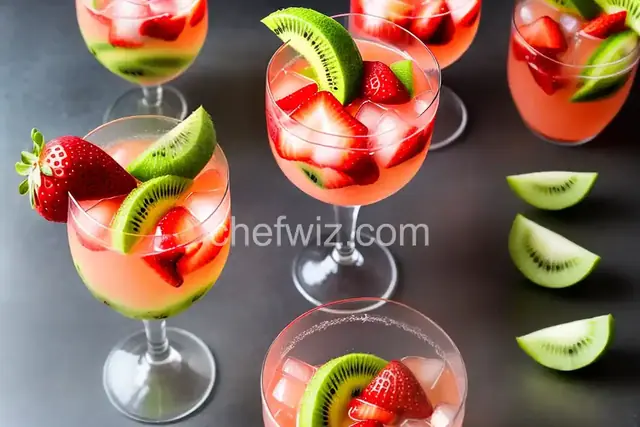 Strawberry Kiwi Caipirinha
