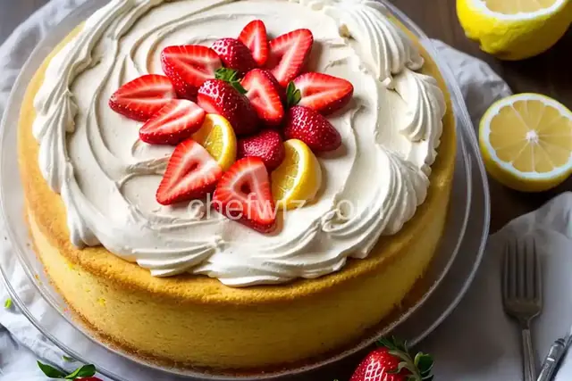 Strawberry Lemonade Poke Cake