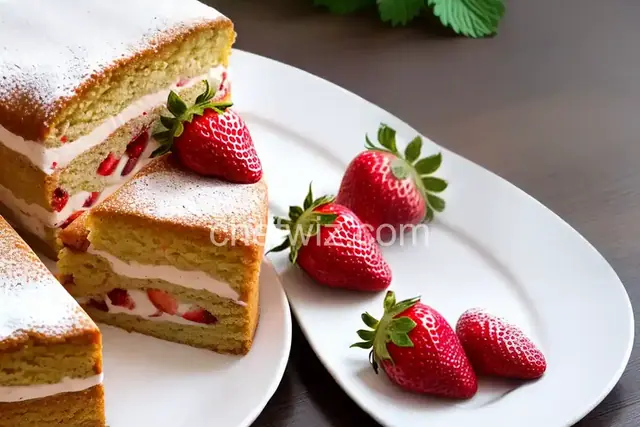 Strawberry Long-Cake Recipe