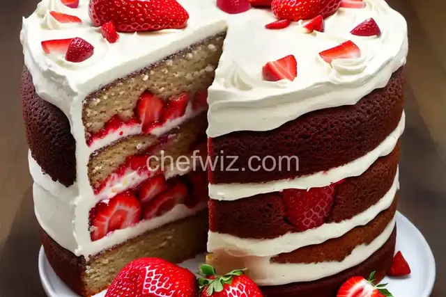 Strawberry Love Cake