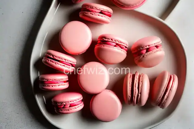Strawberry Macarons