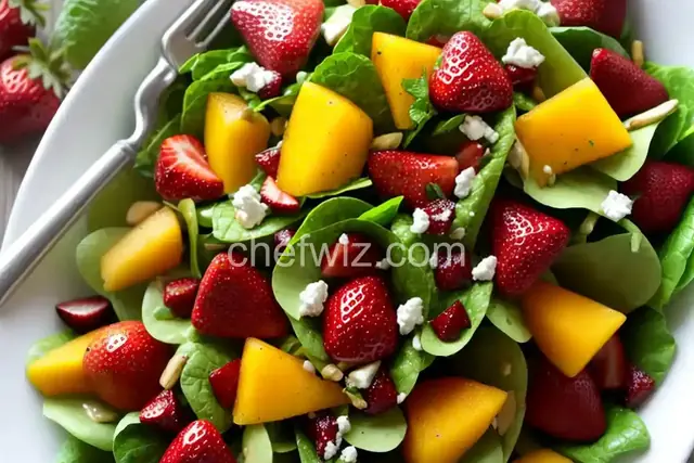 Strawberry Mango Mesclun Salad