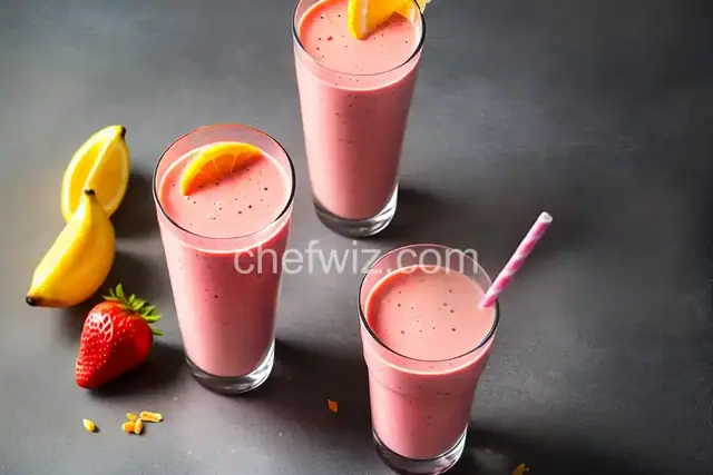Strawberry Orange Banana Smoothie