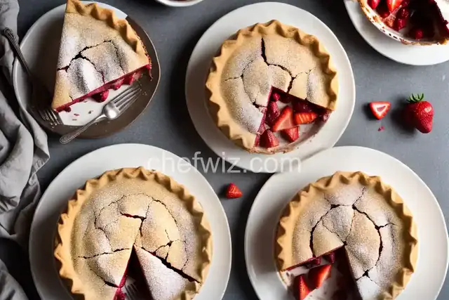 Strawberry Pie Cake