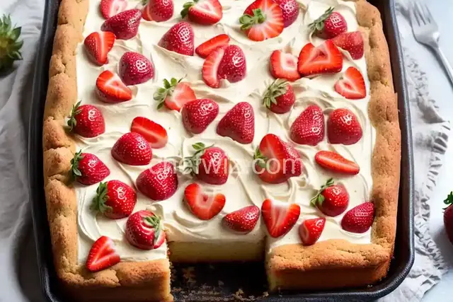 Strawberry Poke Cake