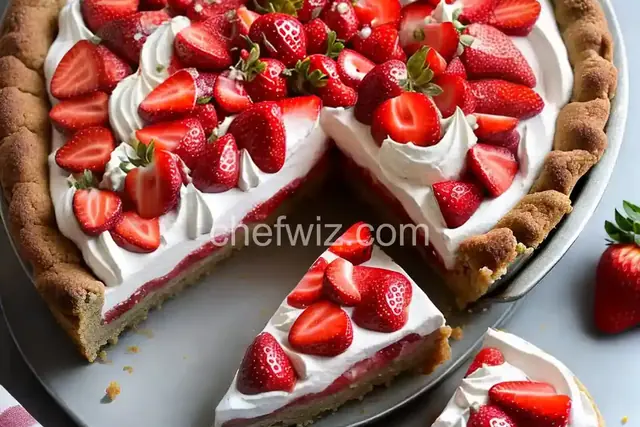 Strawberry Pretzel Pie