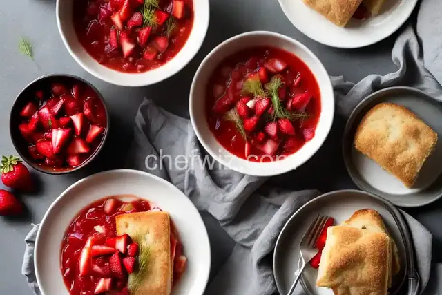Strawberry-Rhubarb Compote With Fennel