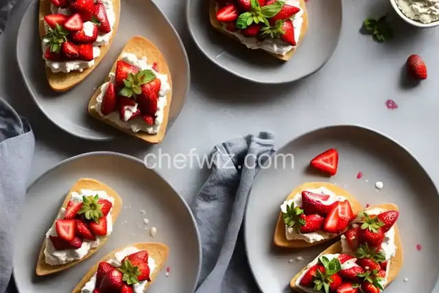 Strawberry Ricotta Bruschetta