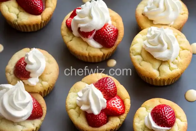 Strawberry Shortcake Bites