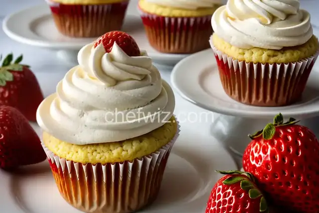 Strawberry Shortcake Cupcakes