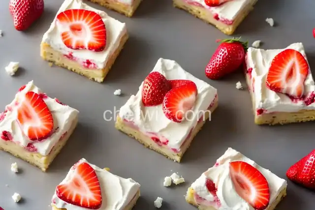 Strawberry Shortcake Ice Cream Bars