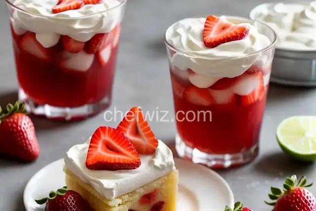 Strawberry Shortcake Jell-O Shots