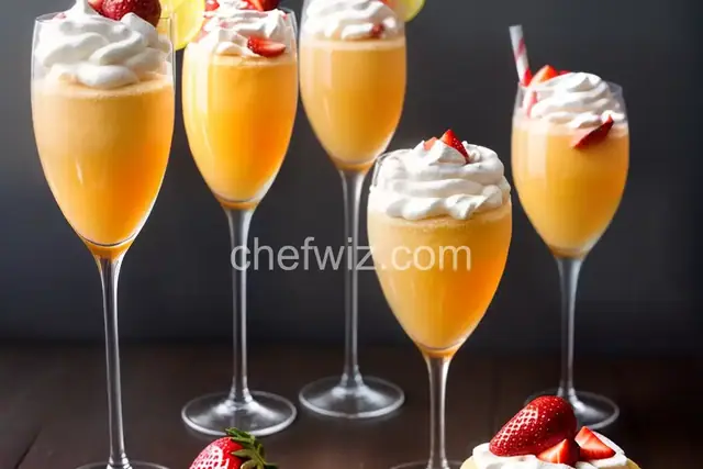 Strawberry Shortcake Mimosas