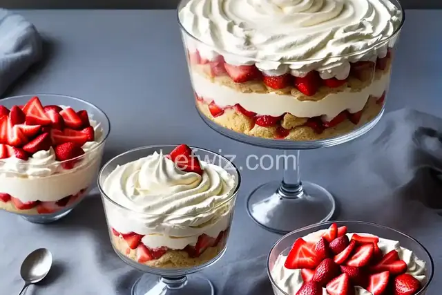 Strawberry Shortcake Trifle