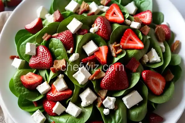 Strawberry Spinach Salad With Feta and Bacon