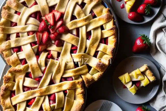 Strawberry and Pineapple Pie