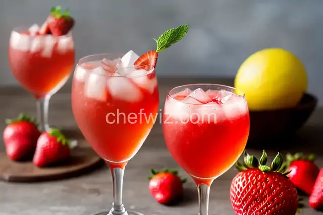 Strawberry and Tequila Cooler