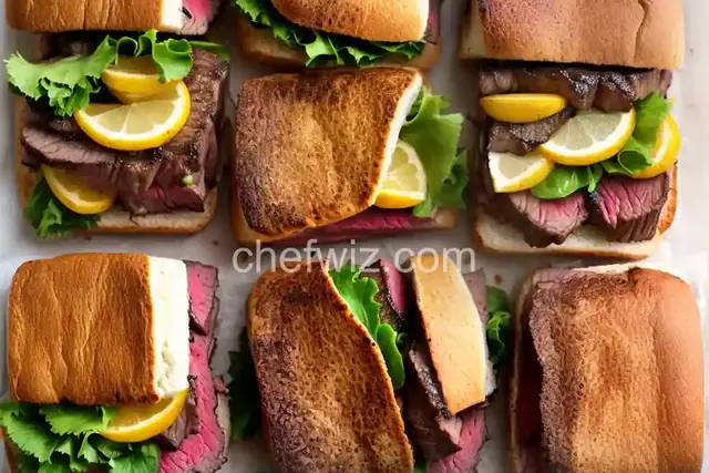 Strip Steak Sandwiches