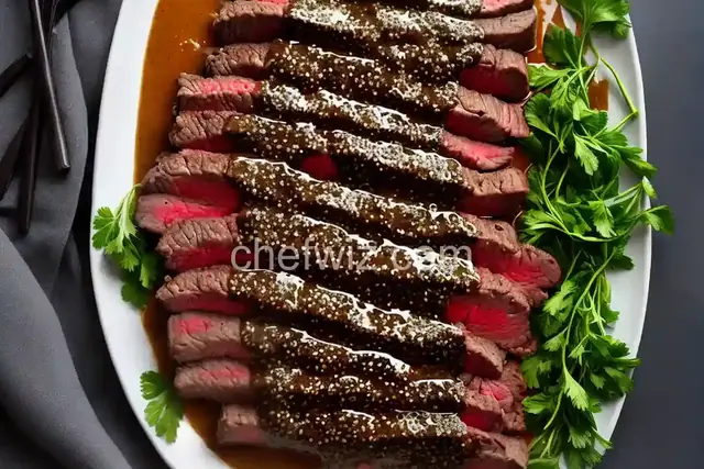 Strip Steak au Poivre