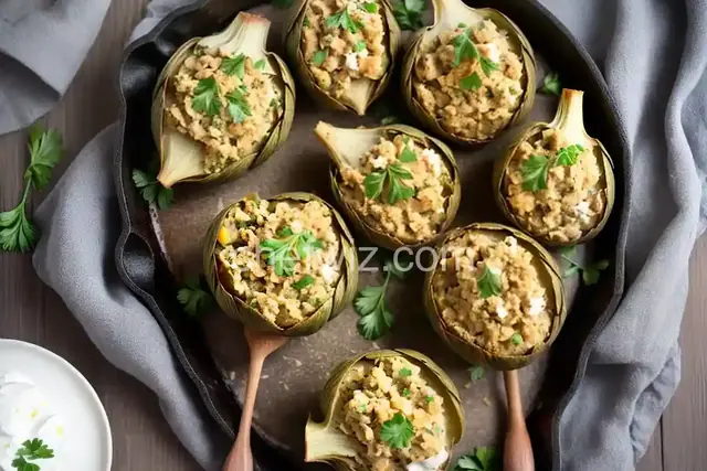 Stuffed Artichoke Hearts