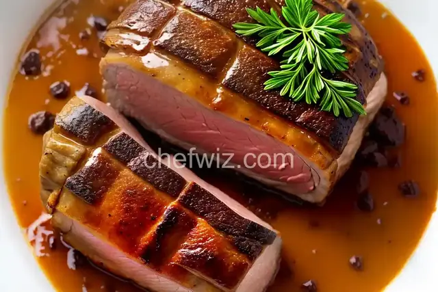 Stuffed Braised Veal Breast