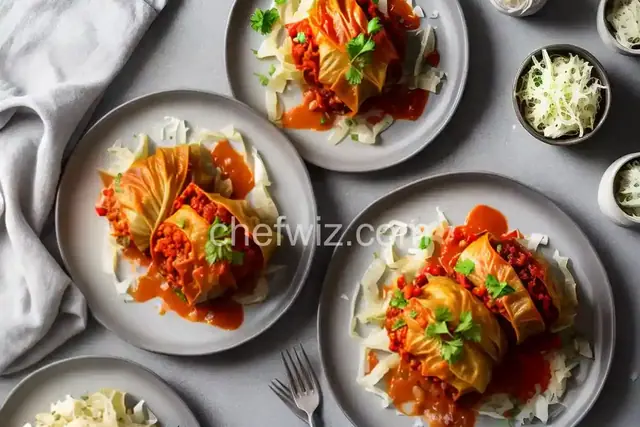 Stuffed Cabbage with Sauerkraut